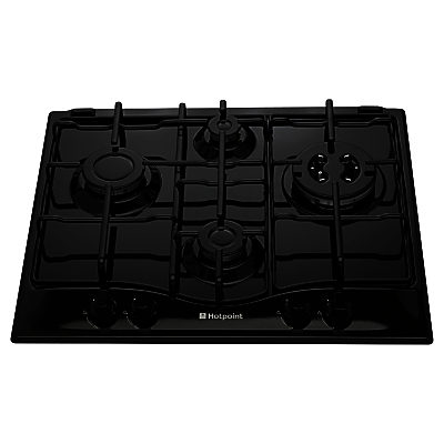 Hotpoint GCL640TK Gas Hob, Black